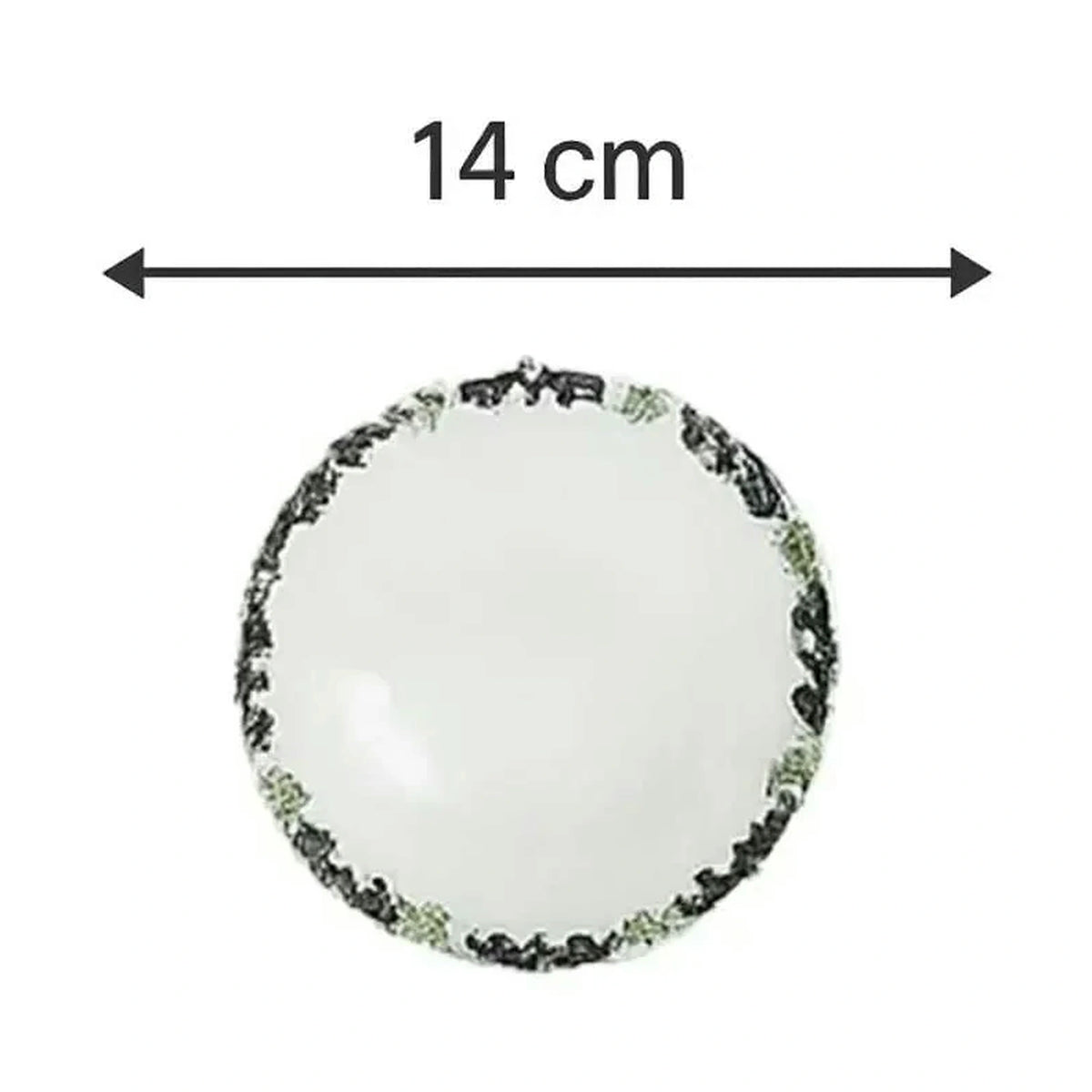 Set de cină MCH0011192, 24 piese, kaki/mentă, porțelan