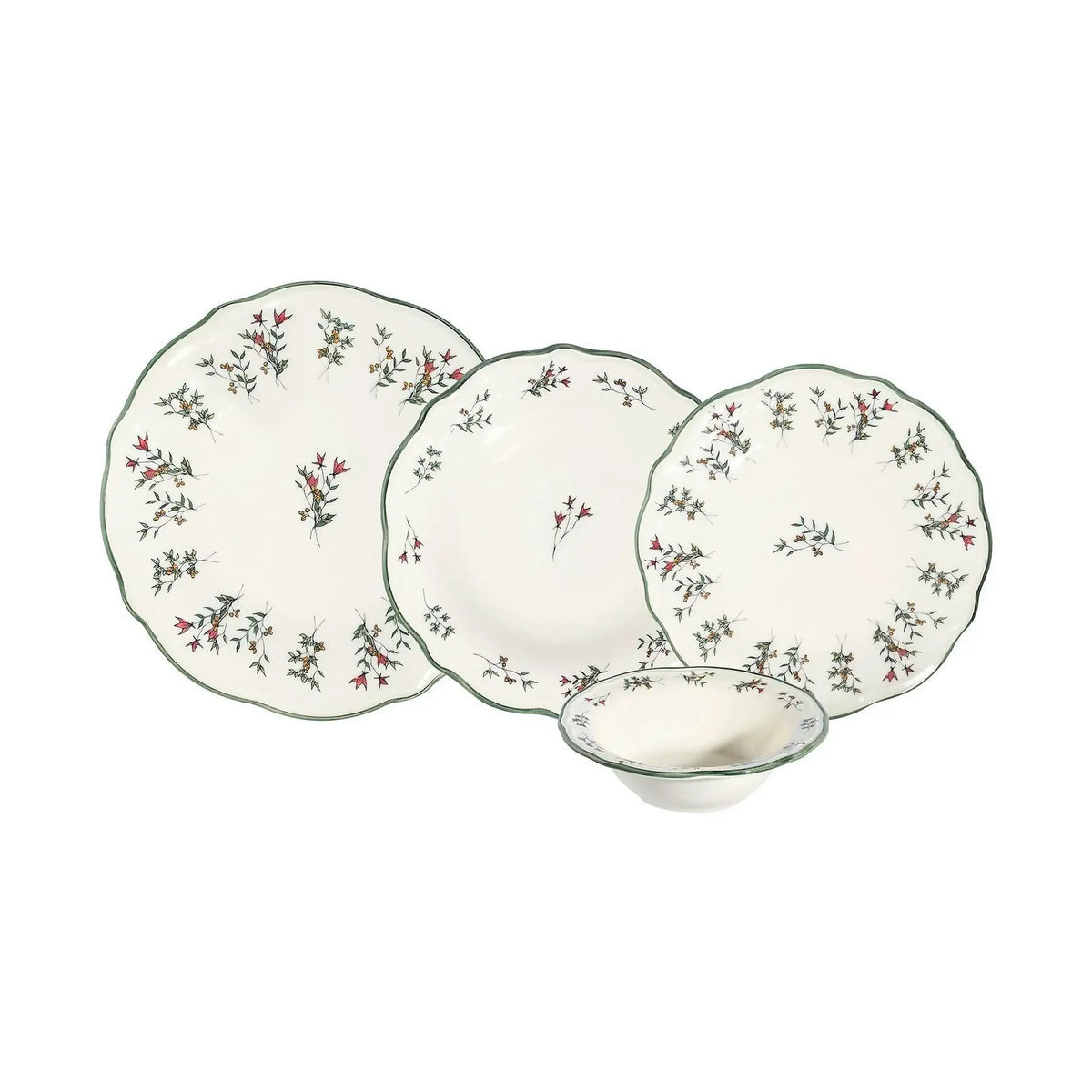 Set de cină TERRA 24, 24 piese, multicolor, porțelan