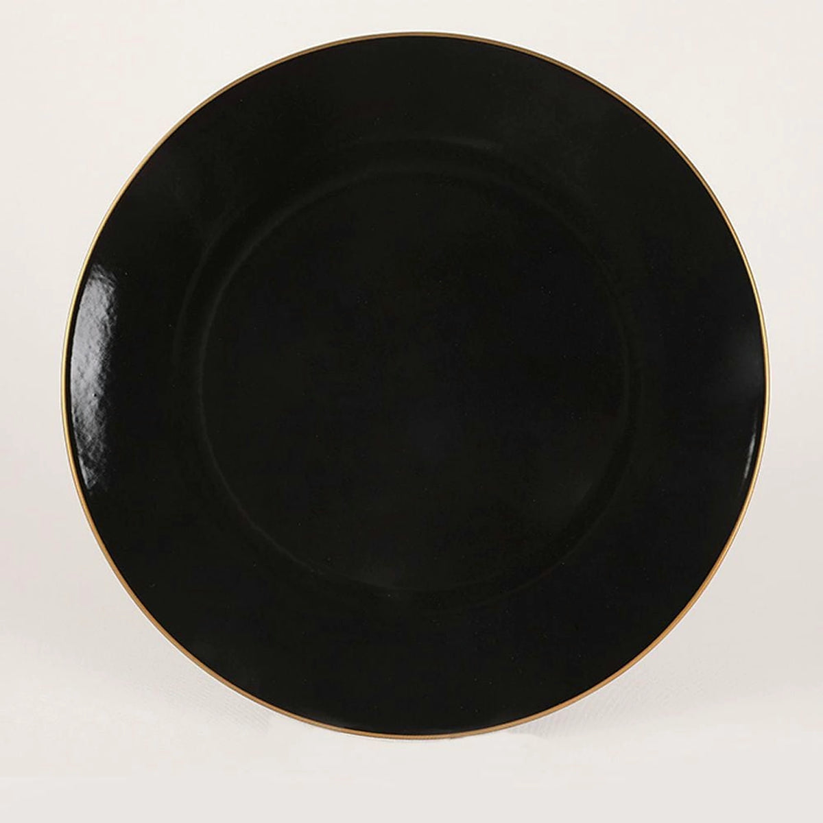 Set de farfurii negre 275KRM1663, 44 piese, ceramica