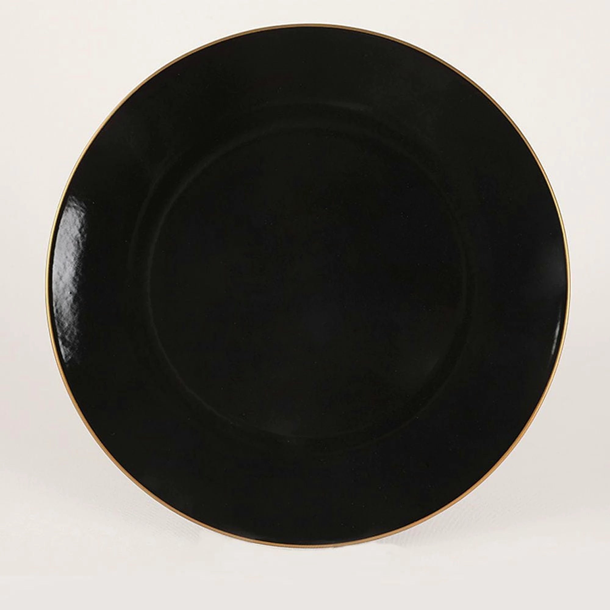 Set de farfurii negre 275KRM1663, 44 piese, ceramica