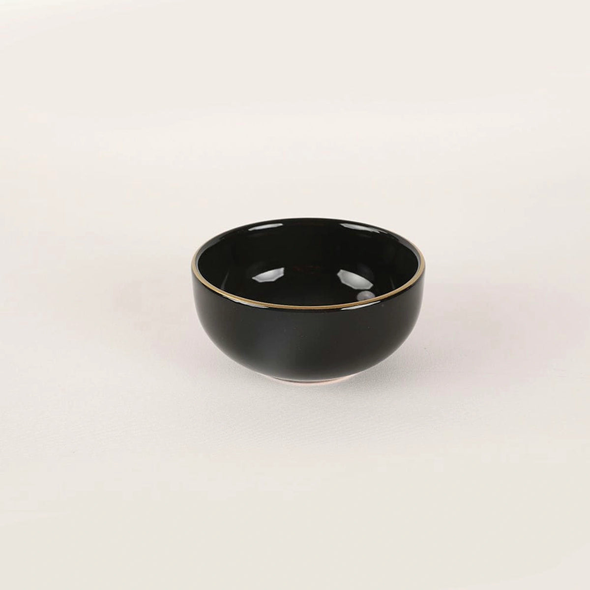 Set de farfurii negre 275KRM1663, 44 piese, ceramica