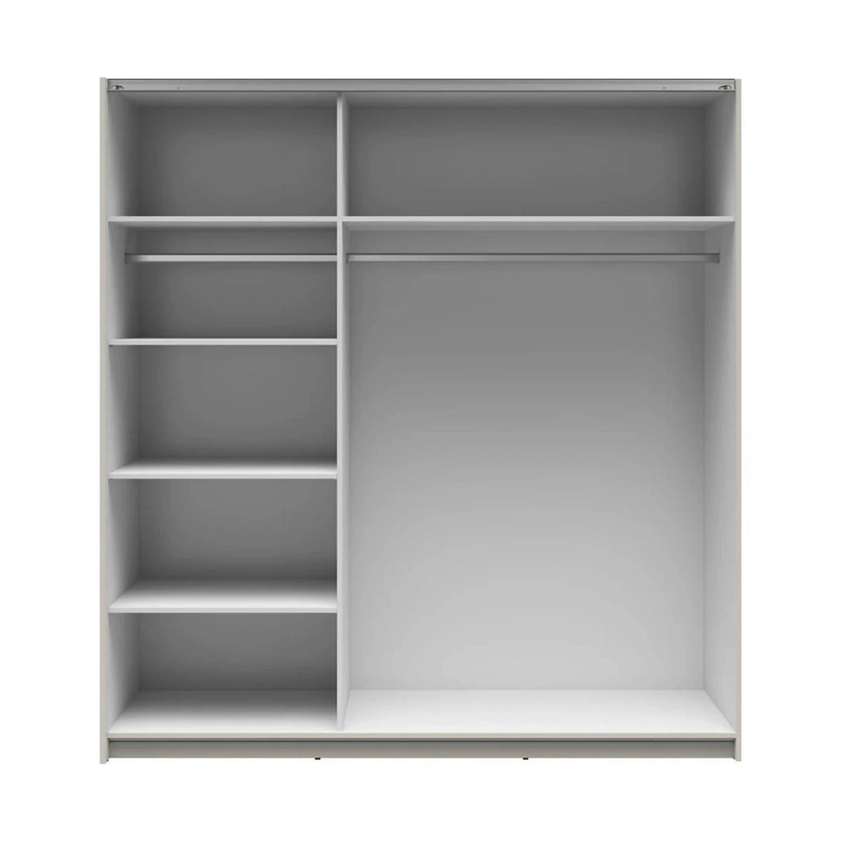 Set dormitor TETRIX, casmir, pat 160x200, dulap cu 2 usi, 2 noptiere si o comoda