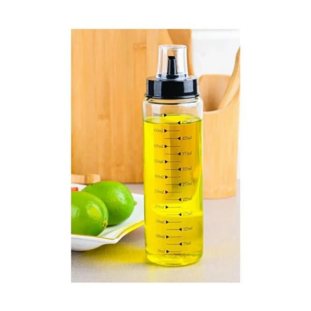 Set dozatoare ulei BAYEV - 500, 2 piese, transparent, sticlă, 500 ml