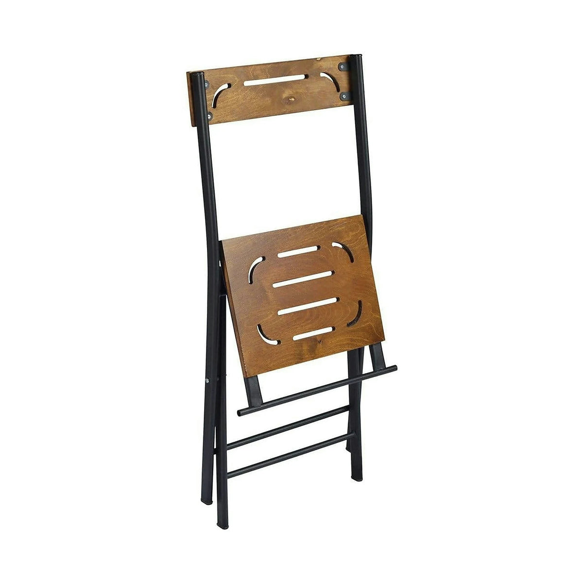Set gradina 379VLV1503, nuc/negru, cu masuta si 2 scaune