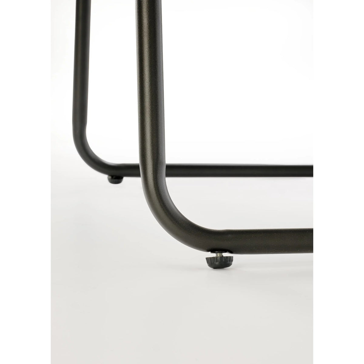 Set gradina HUDSON, gri/negru, stofa clasica/plasa/metal/sticla, cu masuta, 2 scaune si canapea