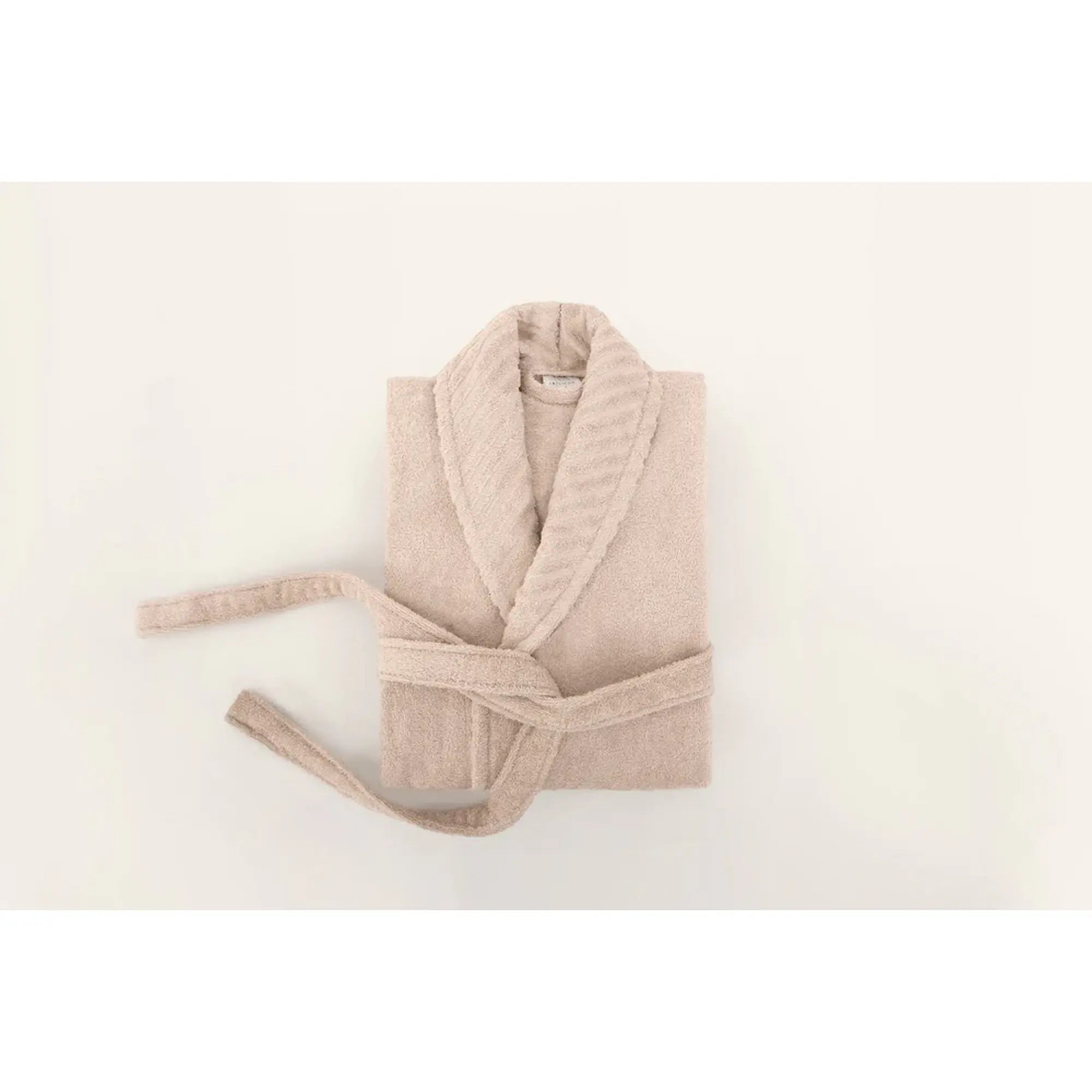Set halat si prosop baie 1052A-064-2, roz pudra, bumbac