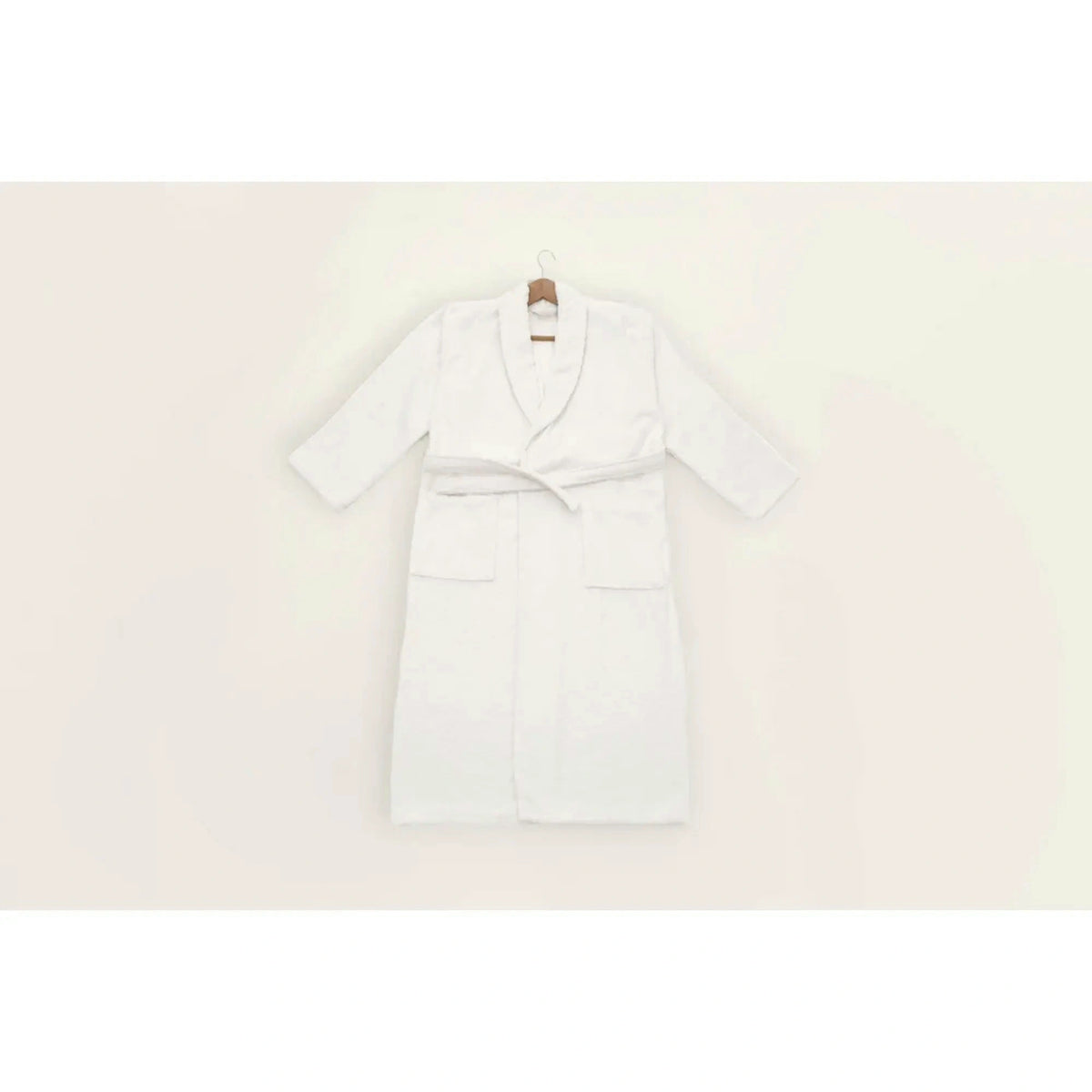 Set halat si prosop baie 1054A-007-1, alb, bumbac