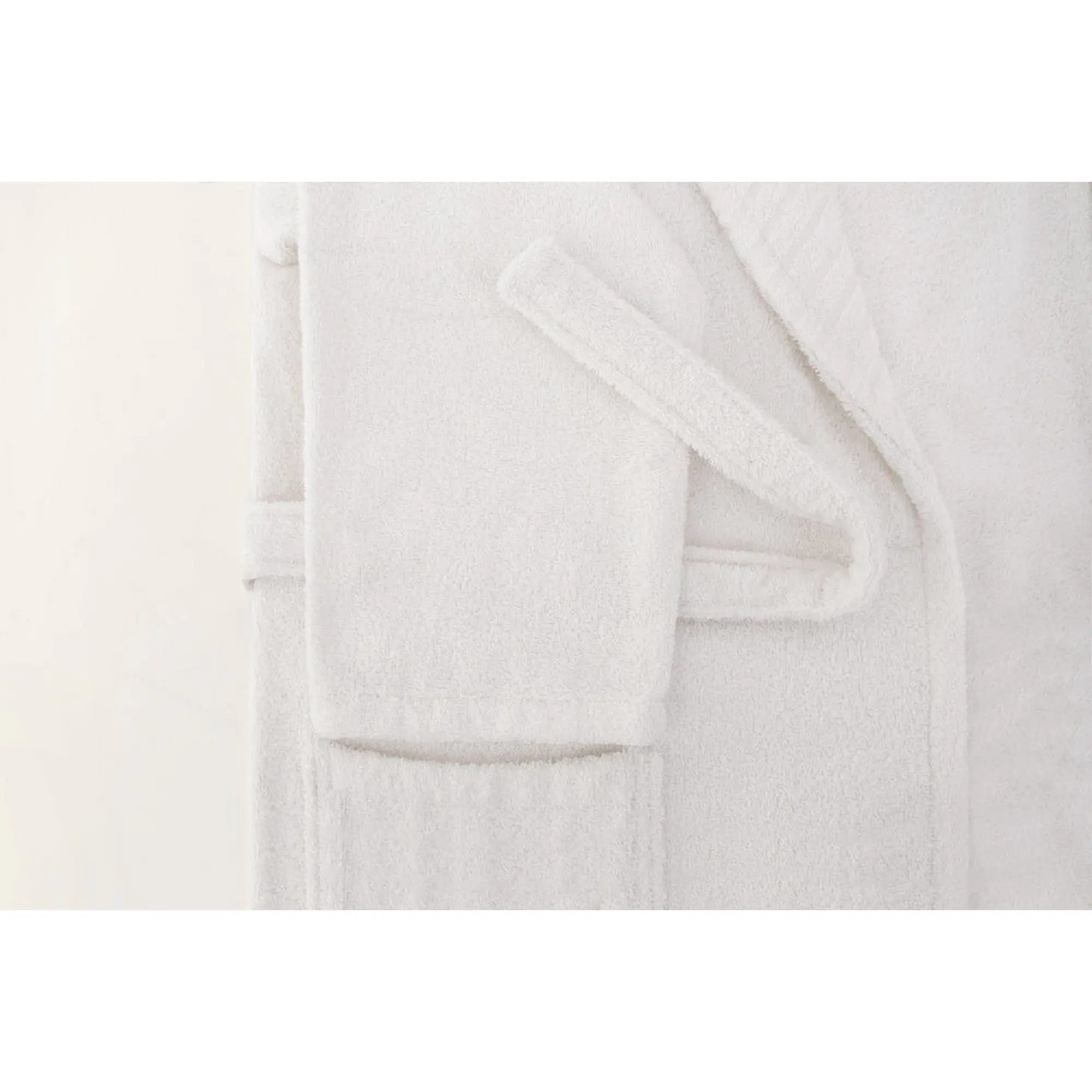Set halat si prosop baie 1054A-007-1, alb, bumbac
