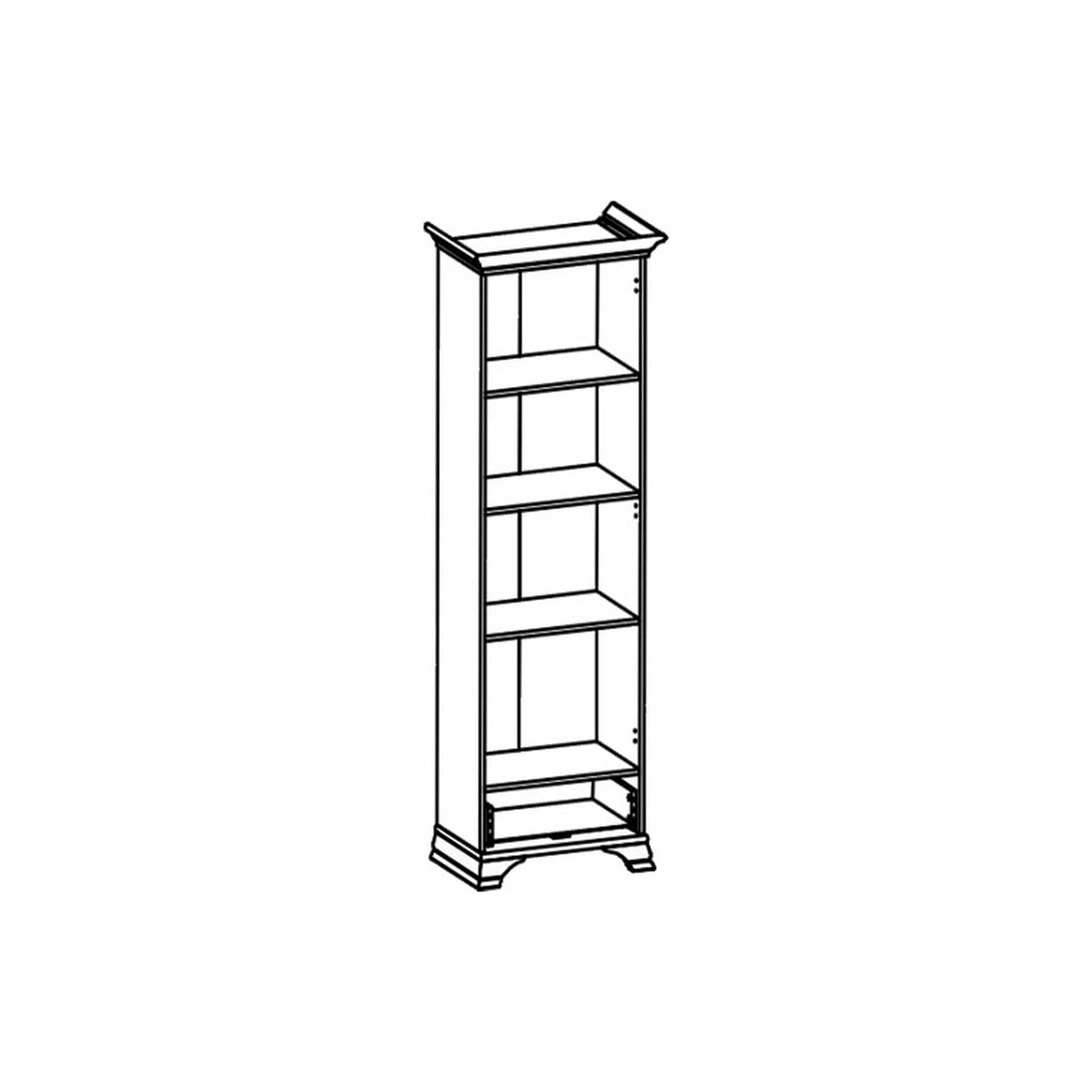 Set living IDENTO 4, format din dulap, vitrina si comoda TV