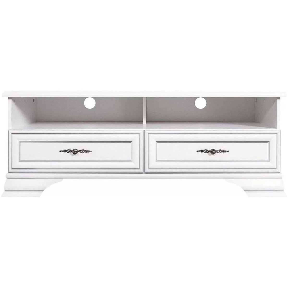 Set living IDENTO 4, format din dulap, vitrina si comoda TV