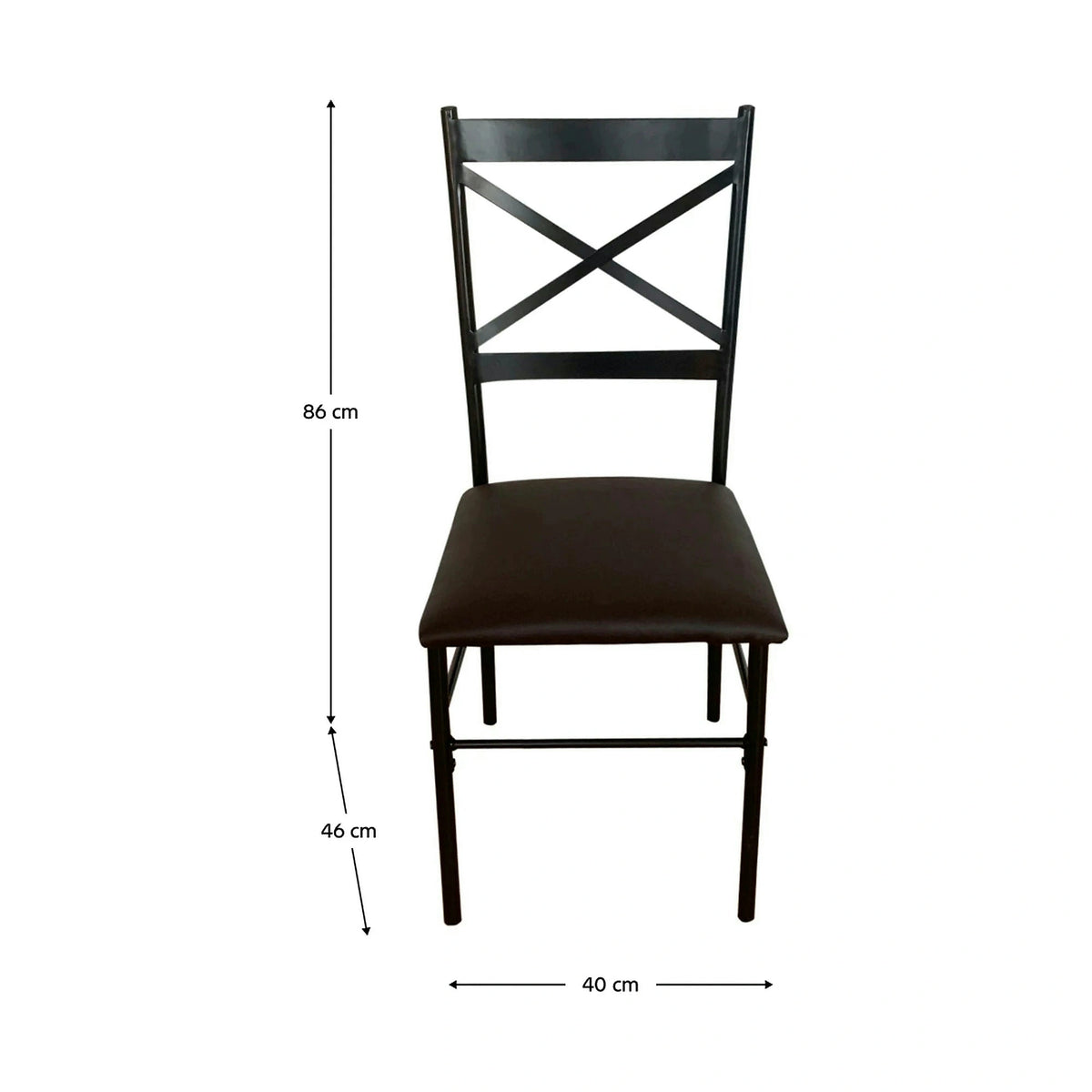 Set masa cu 4 scaune NAREN, stejar sonoma/negru