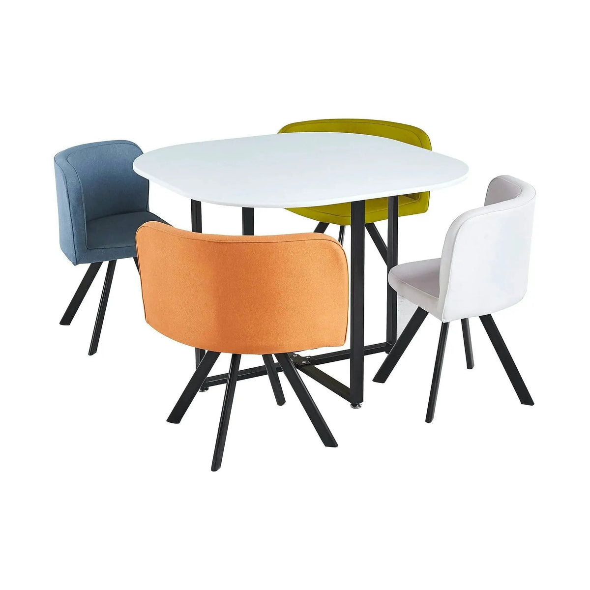 Set masa cu scaune de bucatarie BEVIS NEW, multicolor
