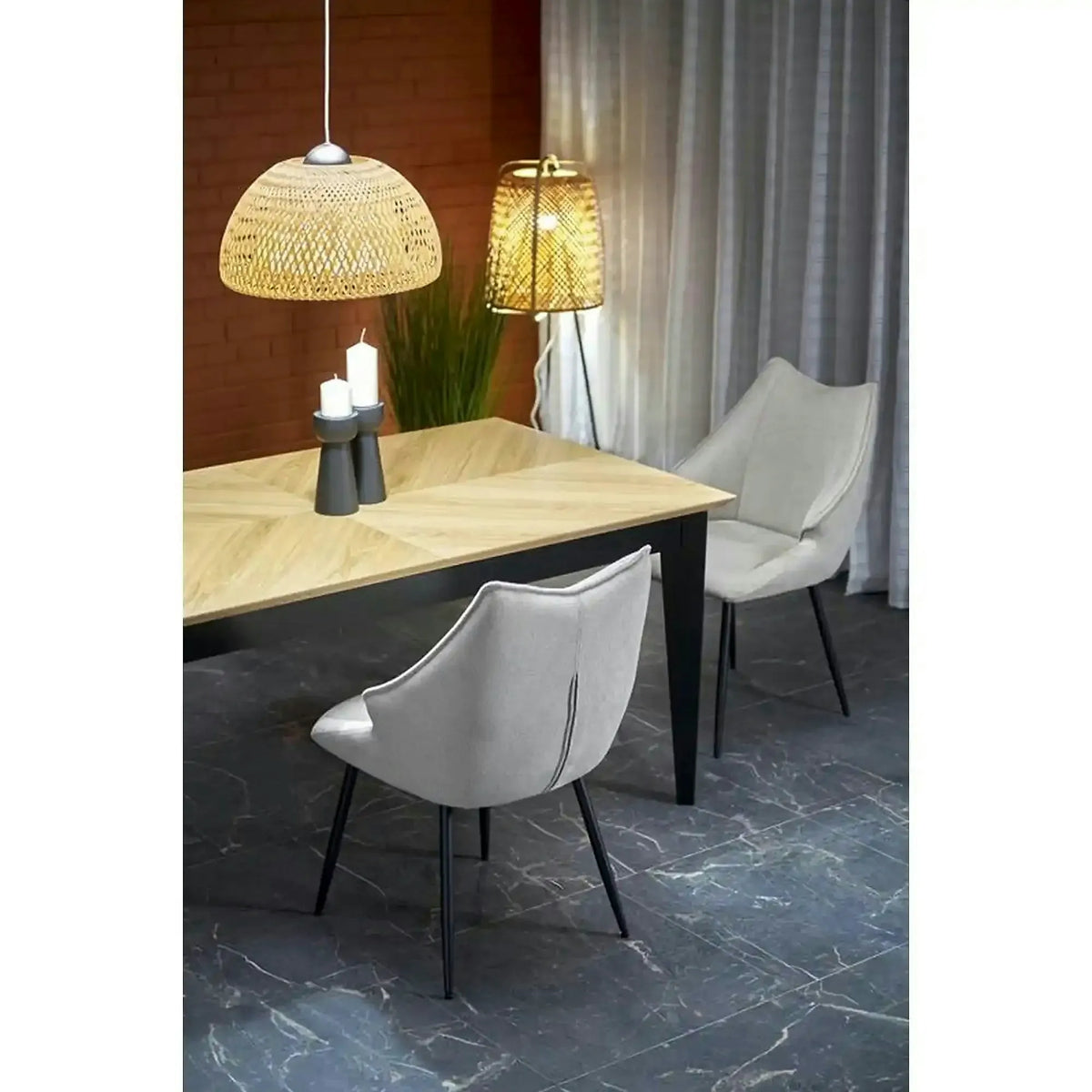 Set masa EDMONDO cu 4 scaune K543