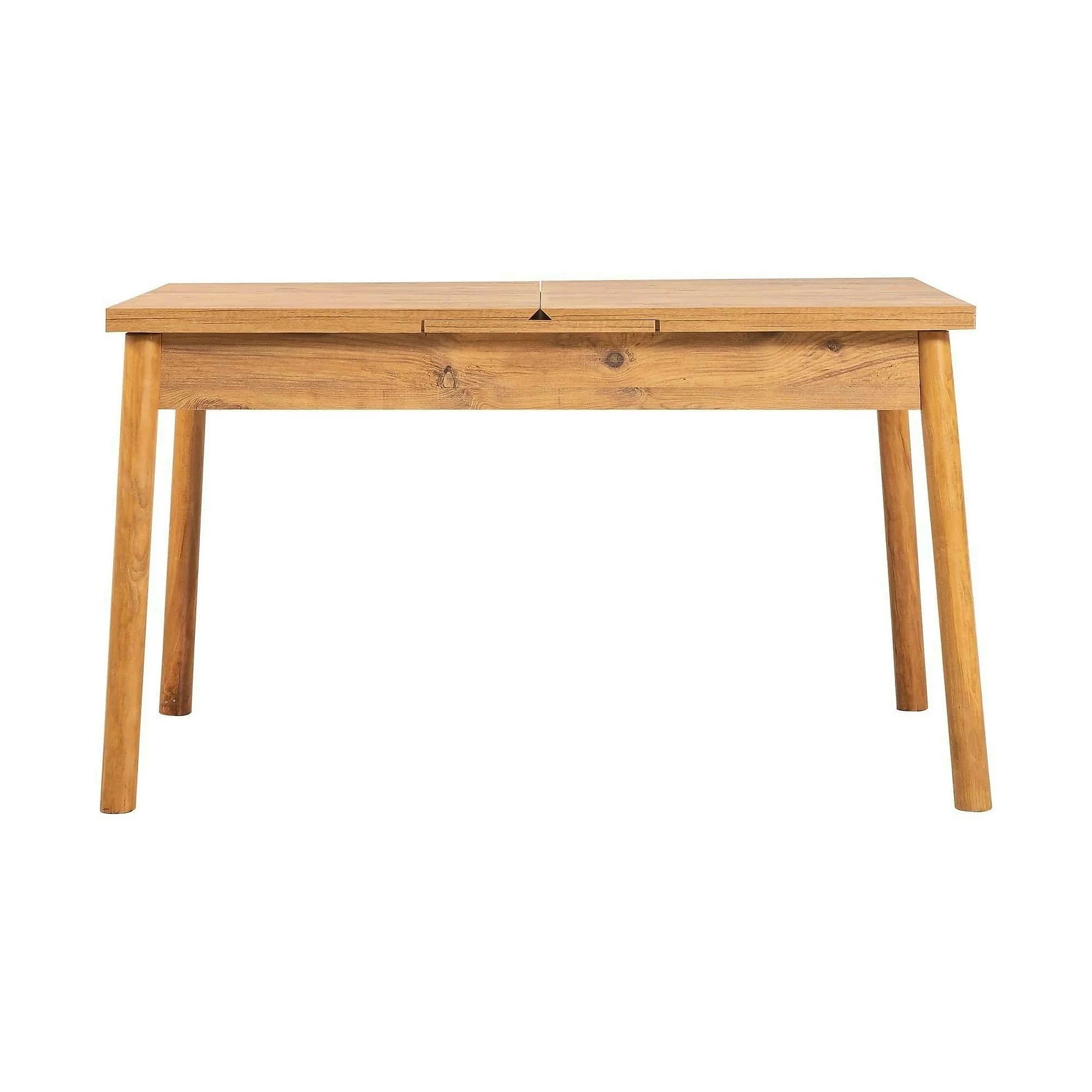 Set masa extensibila cu 2 scaune si bancheta SANTIAGO ATLANTICE, verde/stejar, PAL melaminat/stofa clasica
