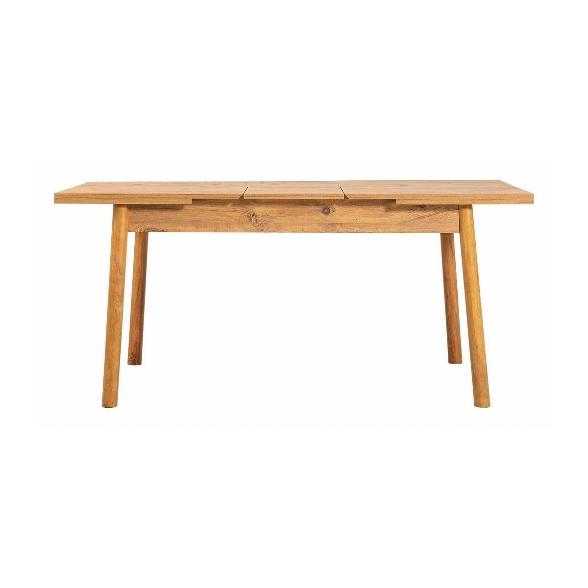 Set masa extensibila cu 2 scaune si bancheta SANTIAGO ATLANTICE, verde/stejar, PAL melaminat/stofa clasica