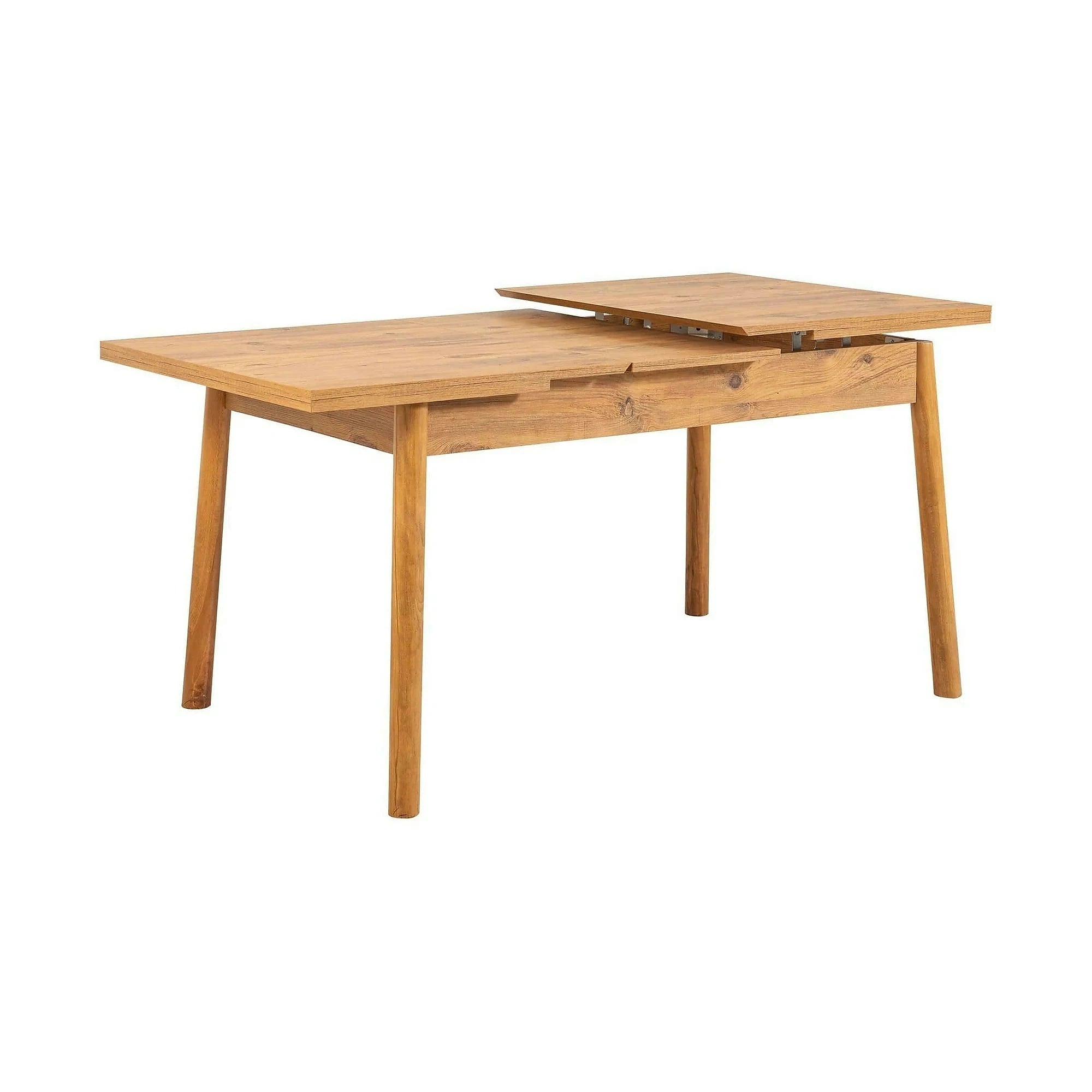 Set masa extensibila cu 2 scaune si bancheta SANTIAGO ATLANTICE, verde/stejar, PAL melaminat/stofa clasica