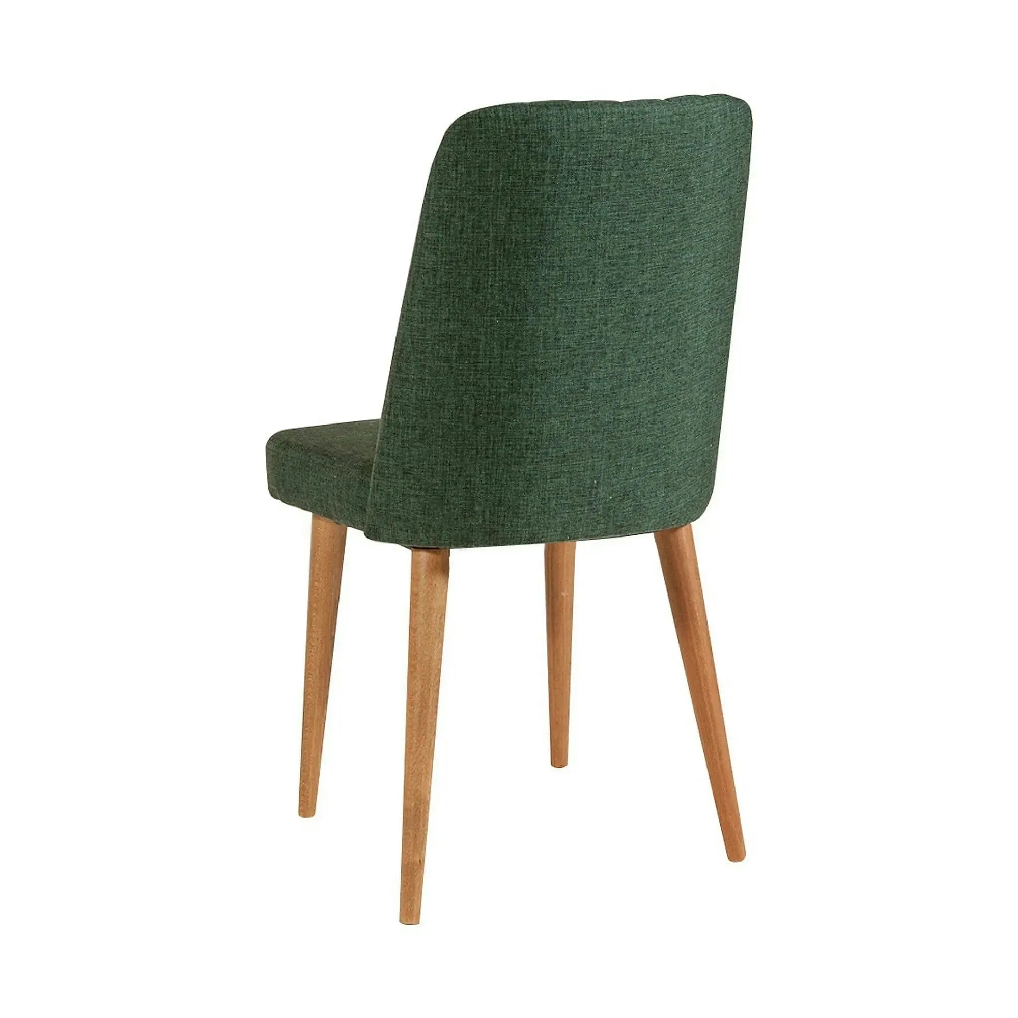 Set masa extensibila cu 2 scaune si bancheta SANTIAGO ATLANTICE, verde/stejar, PAL melaminat/stofa clasica