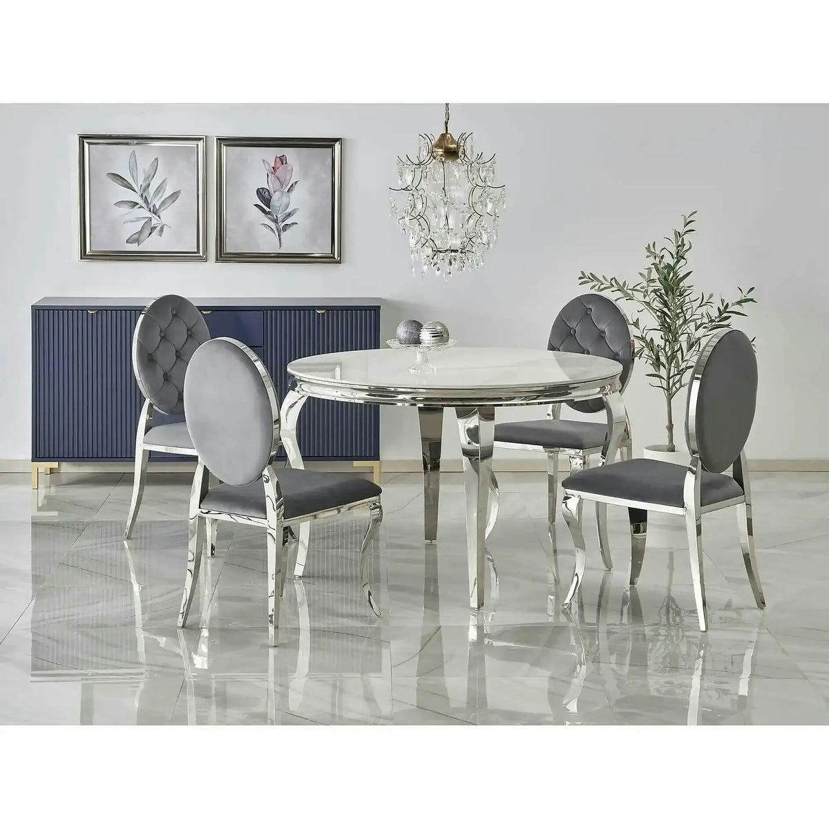 Set masa REGINALD cu 4 scaune K555