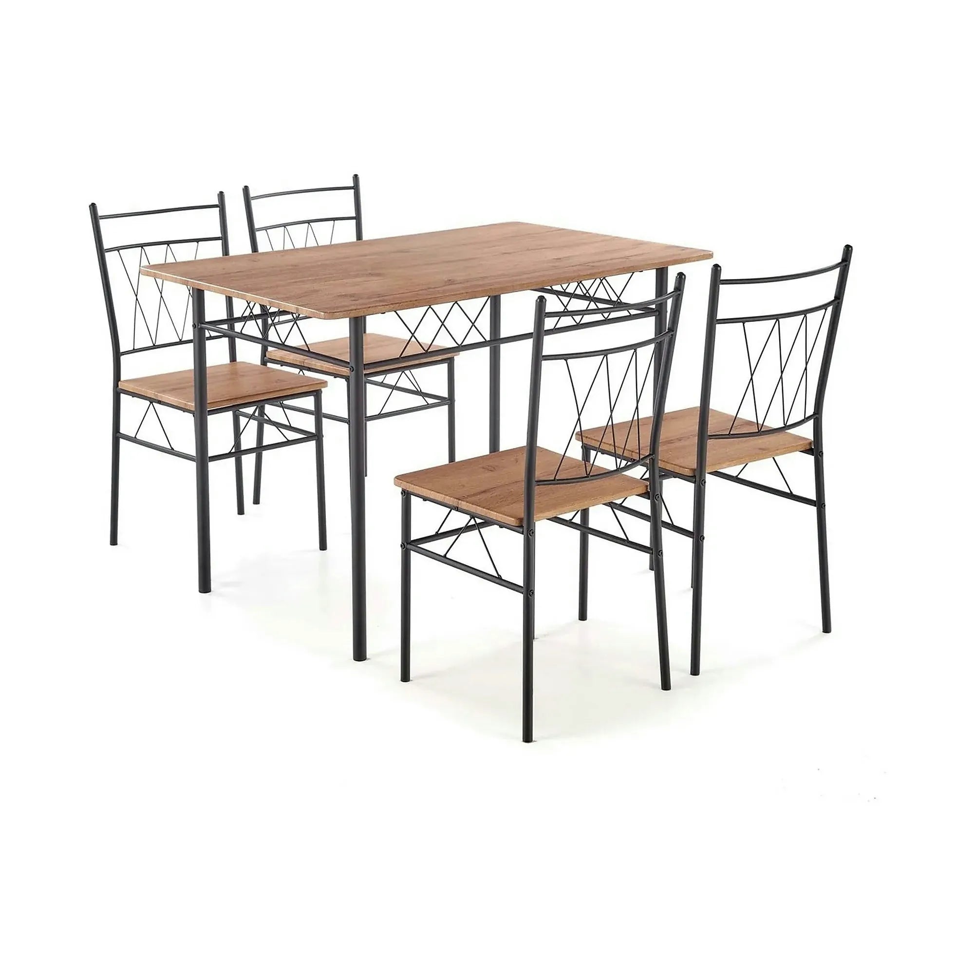 Set masa si 4 scaune FAUST, stejar