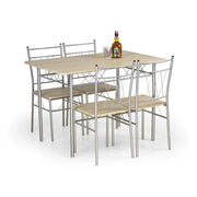 Set masa si 4 scaune FAUST, stejar sonoma