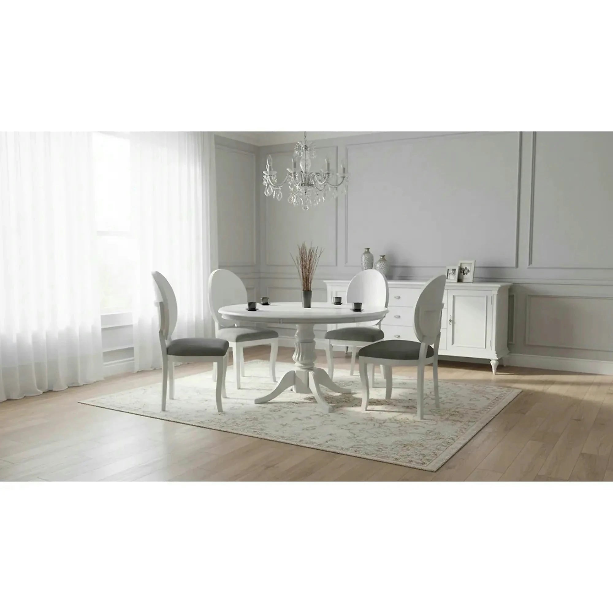 Set masa WILLIAM cu 4 scaune VERDI
