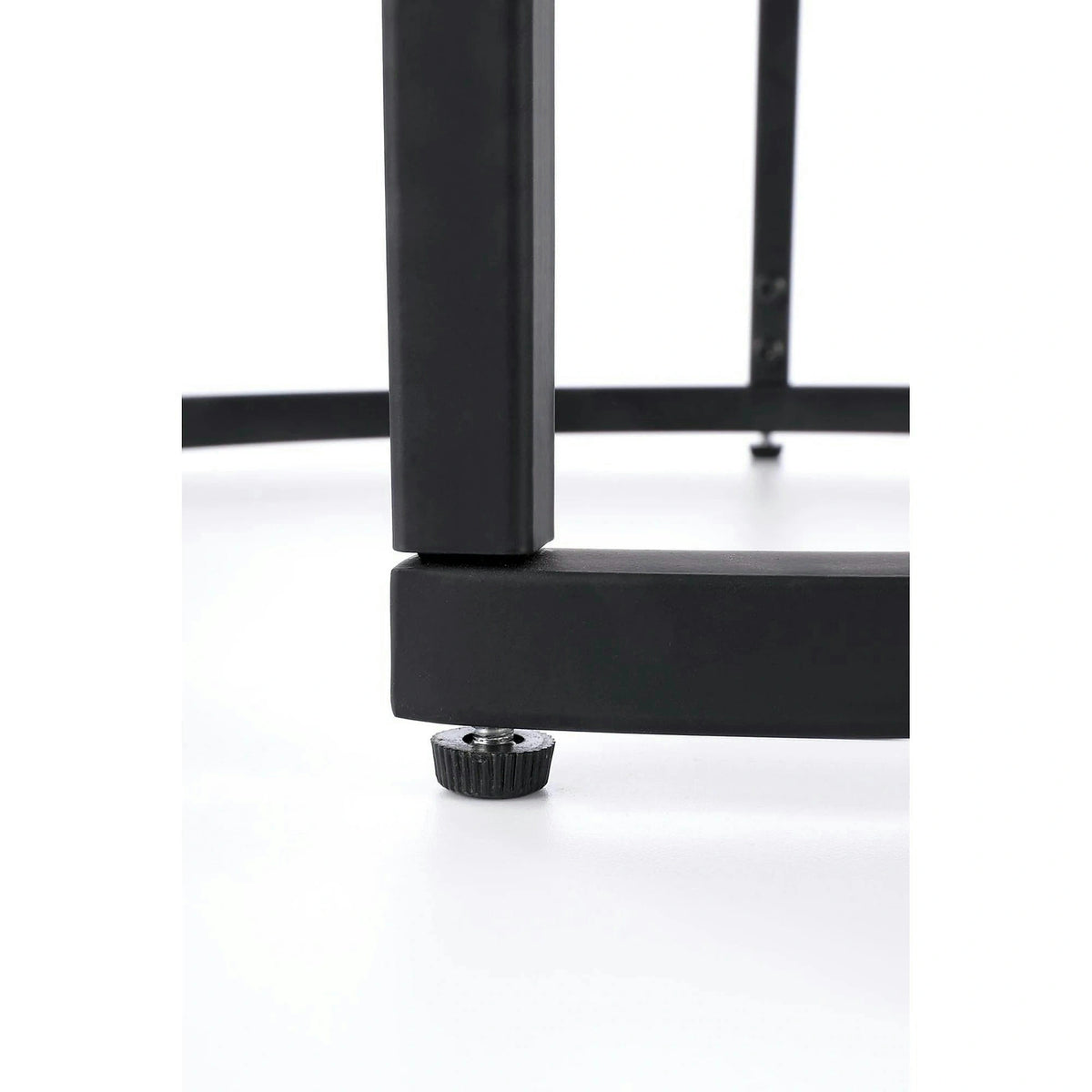 Set masute cafea OREO, nuc/negru