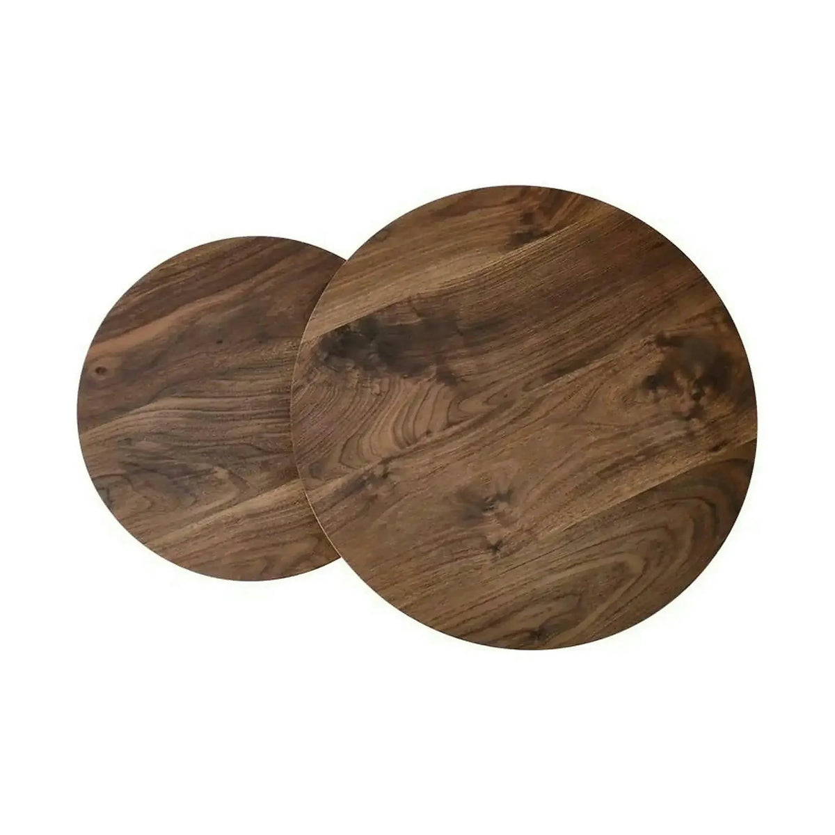 Set masute cafea OREO, nuc/negru
