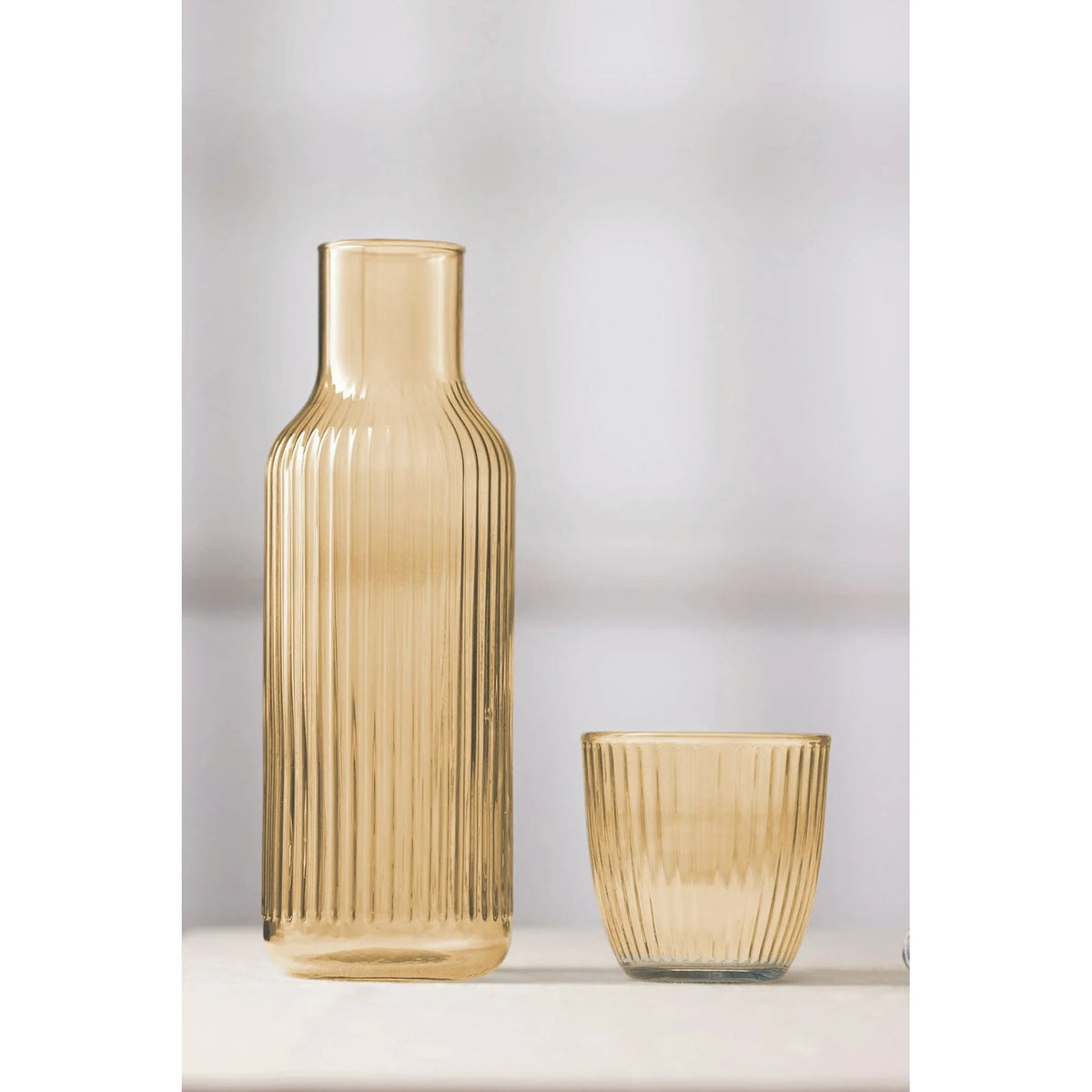Set sticle SPLENDID, 2 piese, chihlimbar, sticlă, 1000 ml + 500 ml