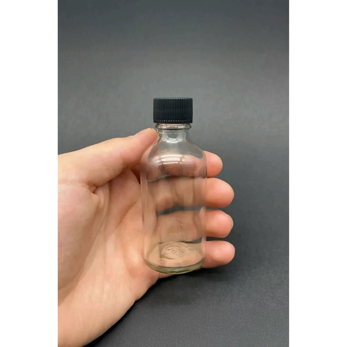 Set sticle TU-12LISIYAHKAPAKLI, 12 piese, transparent/negru, sticlă, 50 ml