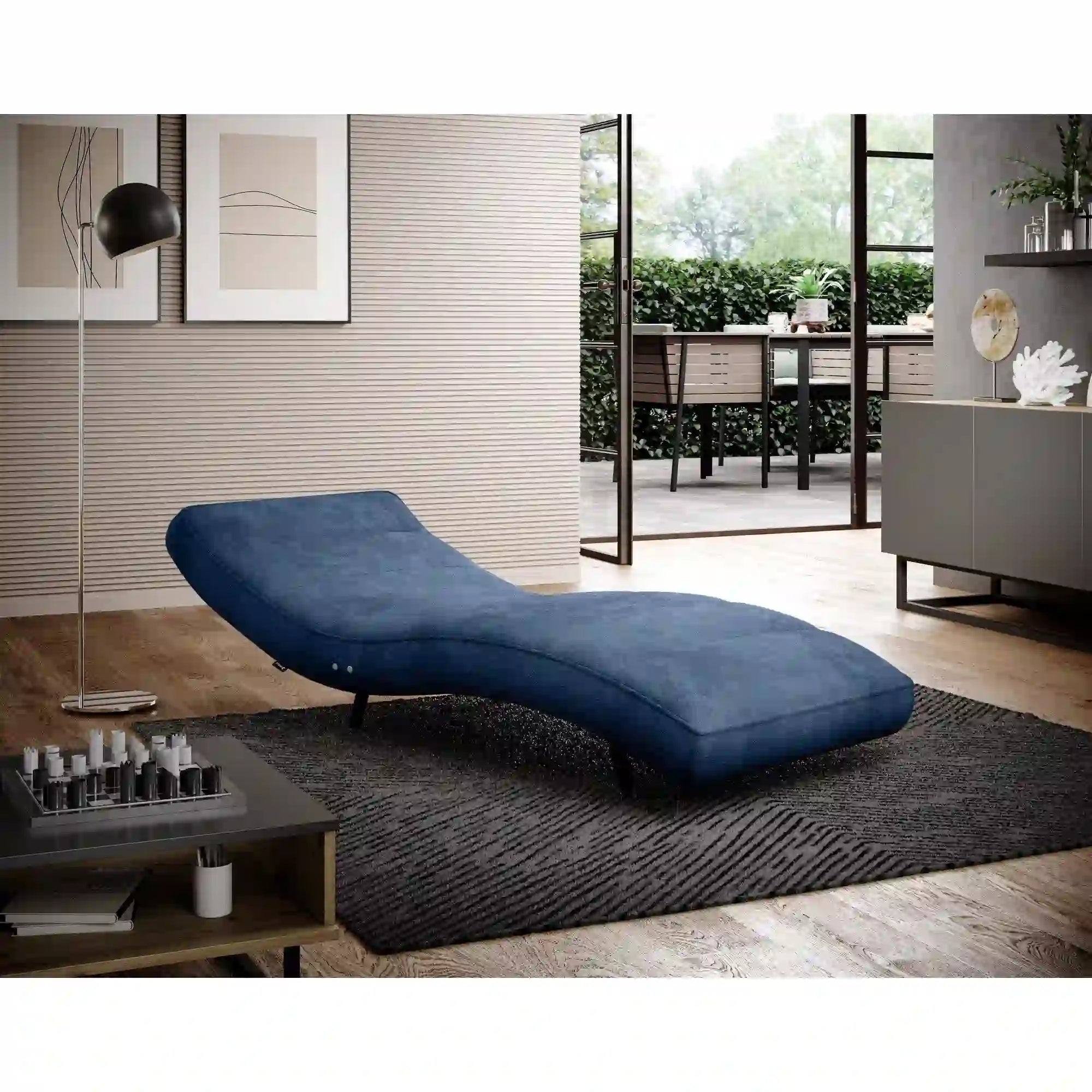 Sezlong KOBE, personalizabil materiale gama Premium, reglaj electric, 75x158/178x58/86 cm