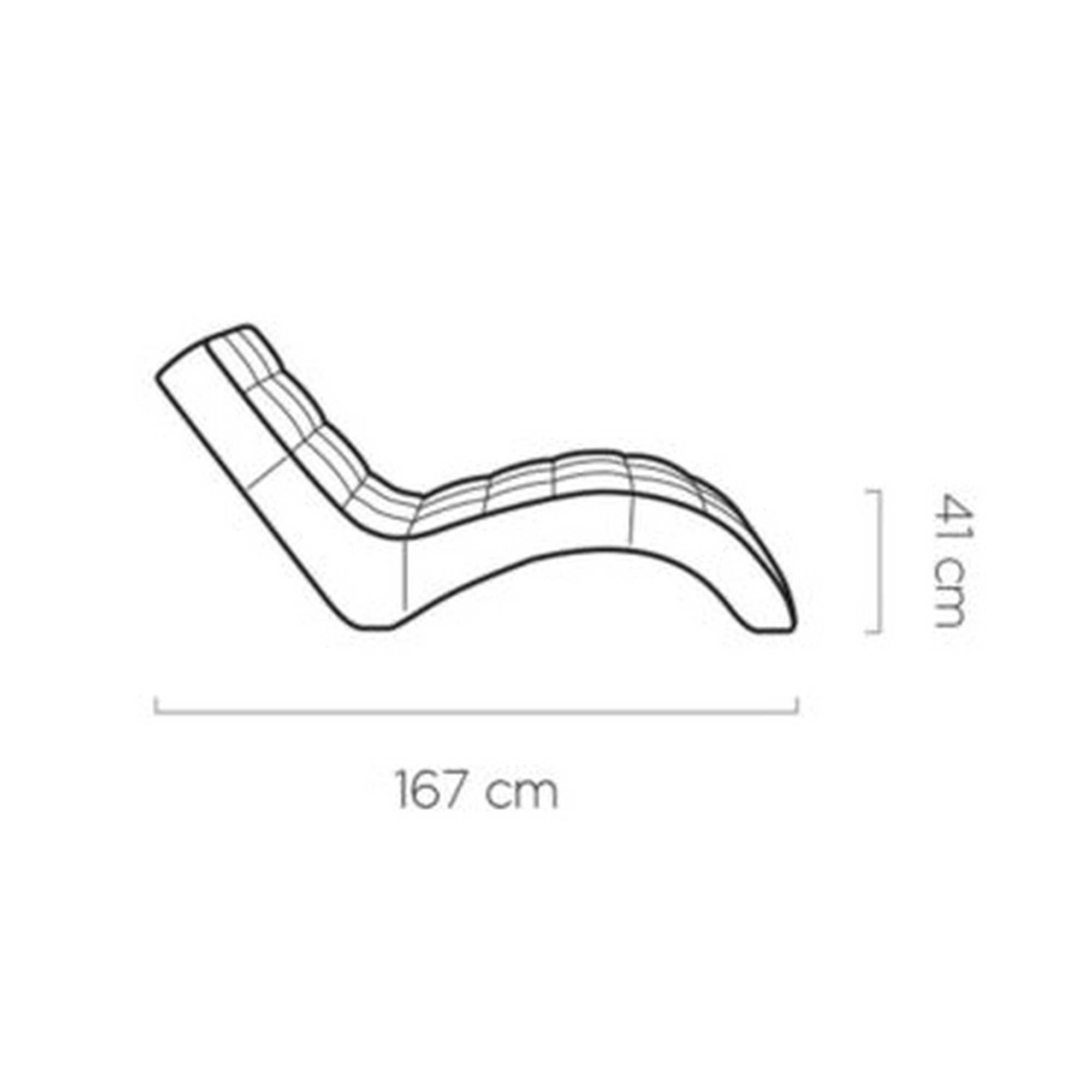 Sezlong LAGUNA, personalizabil materiale Gama Premium, 68x167x80 cm