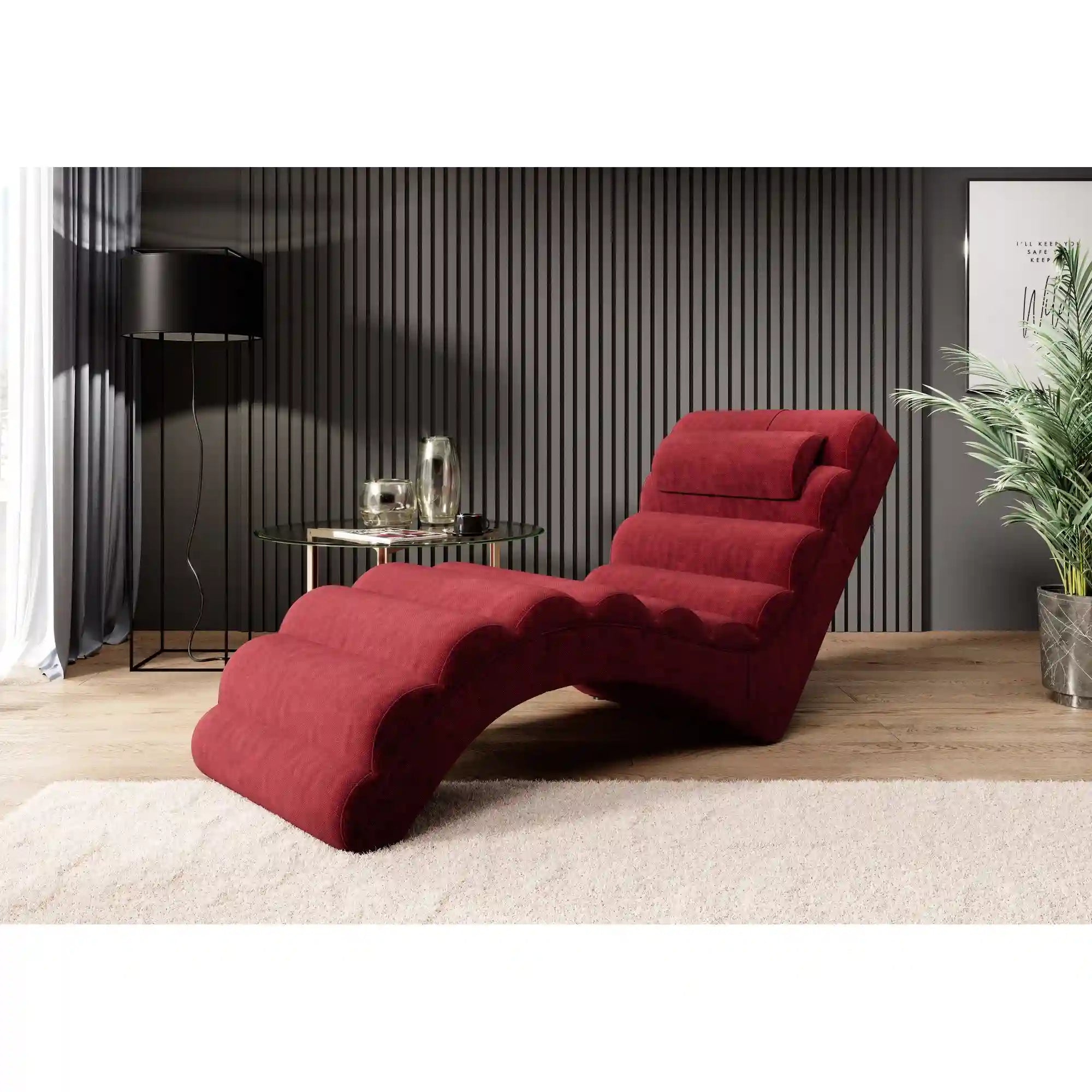 Sezlong MIAMI, personalizabil materiale Gama Premium, 68x167x79 cm