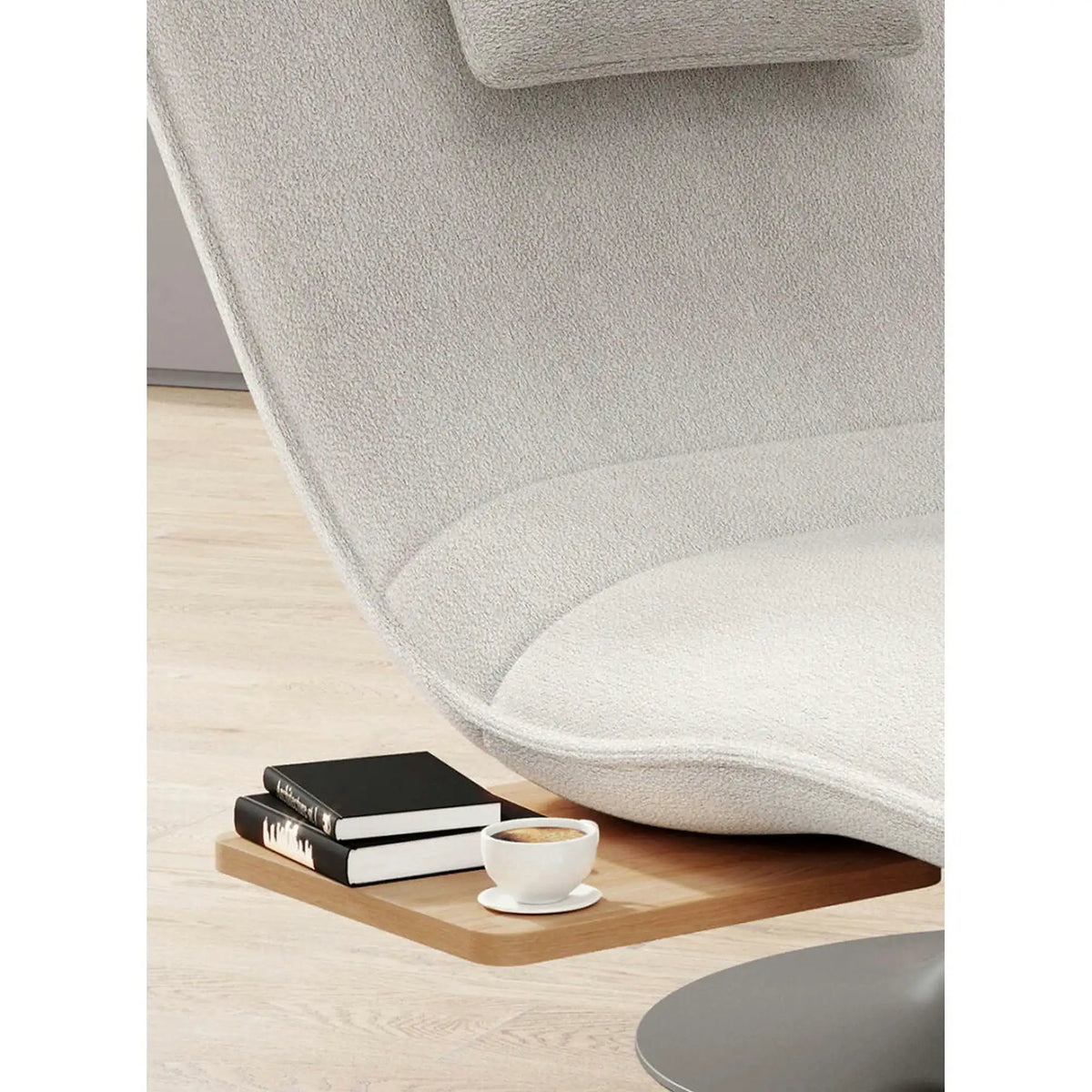 Sezlong rotativ EVO, stofa clasica bej - Austin 2, 78x163x86 cm