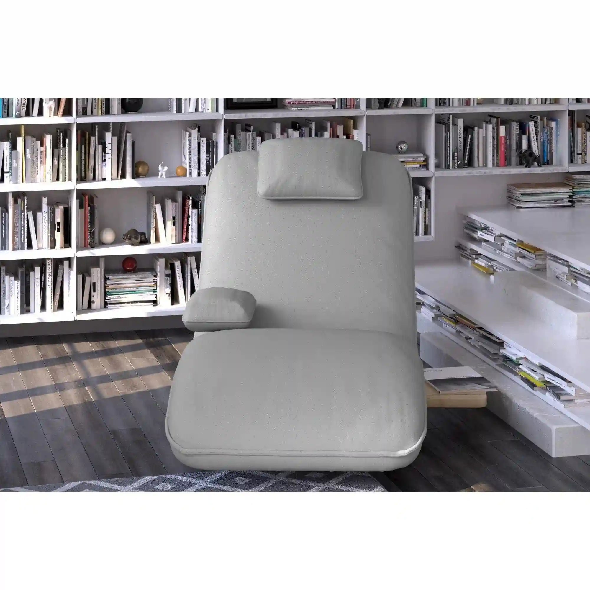 Sezlong rotativ EVO, stofa clasica bej - Austin 2, 78x163x86 cm