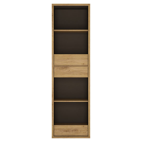 Biblioteca SHELDON TIP 11, stejar shetland, DTD laminat, 56x40x197 cm