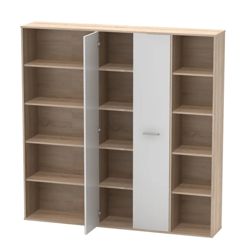 Dulap MAURUS NEW MA50, stejar sonoma/alb, PAL melaminat, 181x34x181 cm