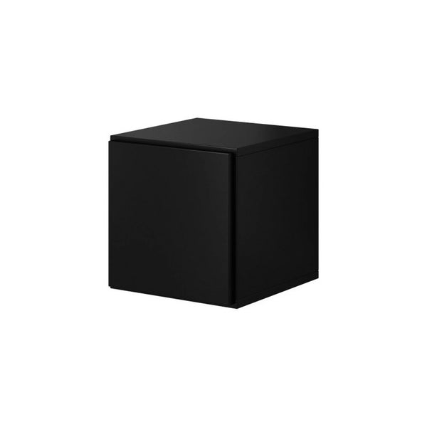 Dulap suspendat ROCO RO5, negru, PAL laminat, cu o usa, 38x39x38 cm