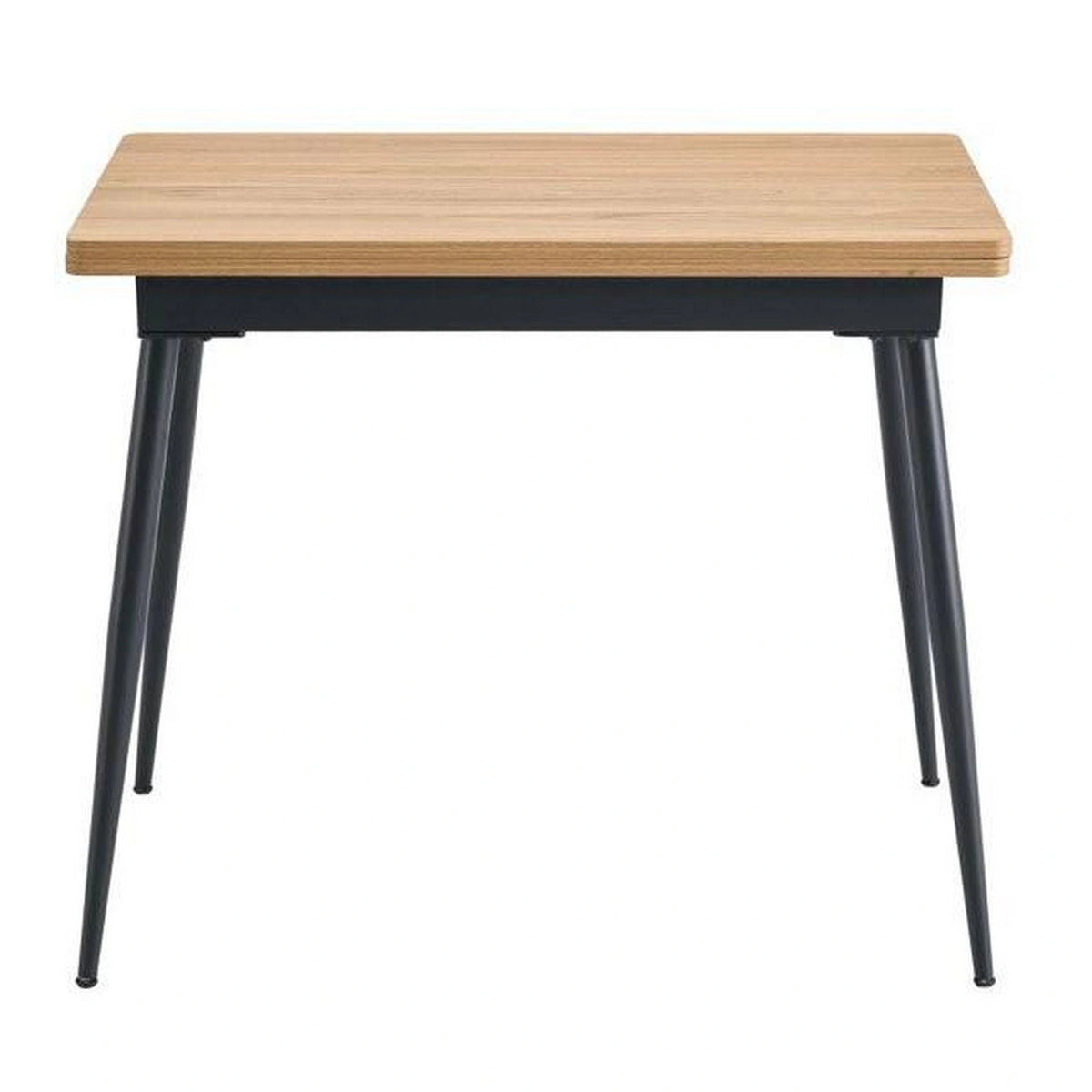 Masa extensibila SMART, stejar/negru, 60/120x93x77 cm