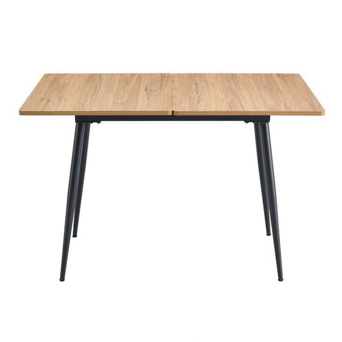 Masa extensibila SMART, stejar/negru, 60/120x93x77 cm