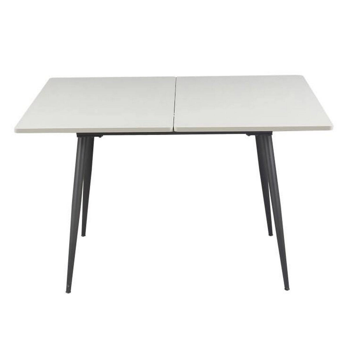 Masa extensibila SMART, alb/negru, 60/120x93x77 cm