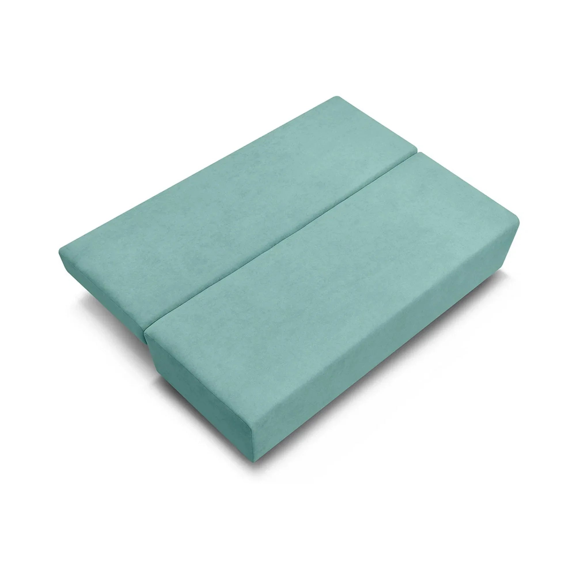 Canapea extensibila SUN, stofa catifelata verde menta - Enjoy new 18, 193x92x96 cm