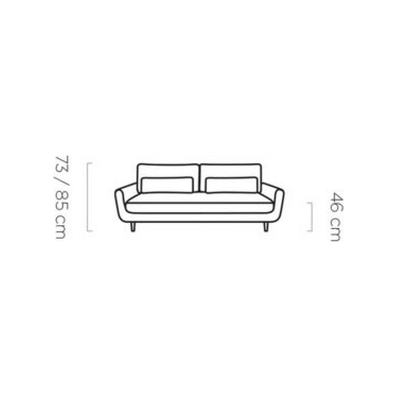 Canapea SOLANO, stofa bej - VOGUE 1, 230x107x73/85 cm, functie de dormit, lada depozitare