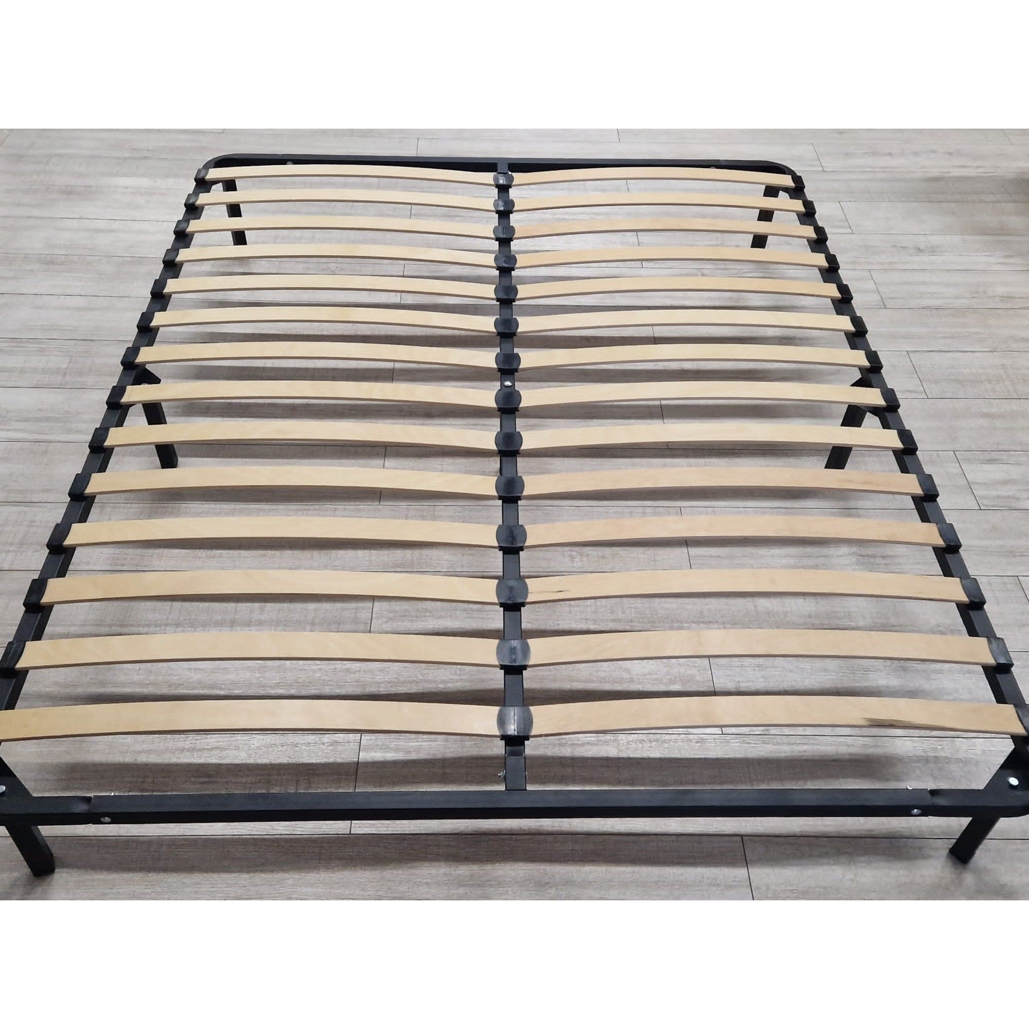 Somiera fixa IDENTO, lemn de fag/metal, 28 lamele, 157x197 cm