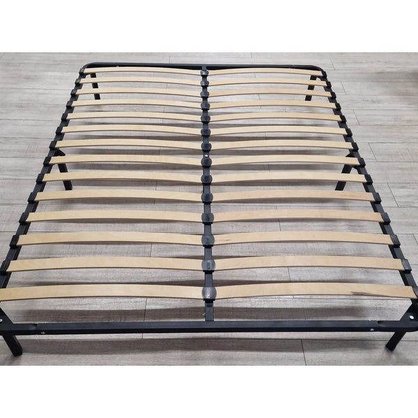 Somiera fixa IDENTO, lemn de fag/metal, 28 lamele, 157x197 cm