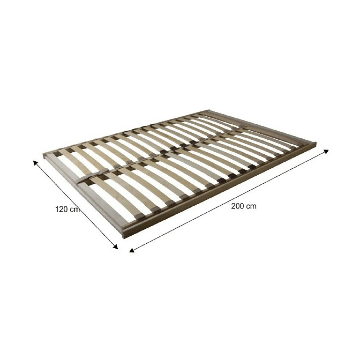 Somiera rabatabila BASIC FLEX FRONT, lemn mesteacan, 32 lamele, 120x200 cm