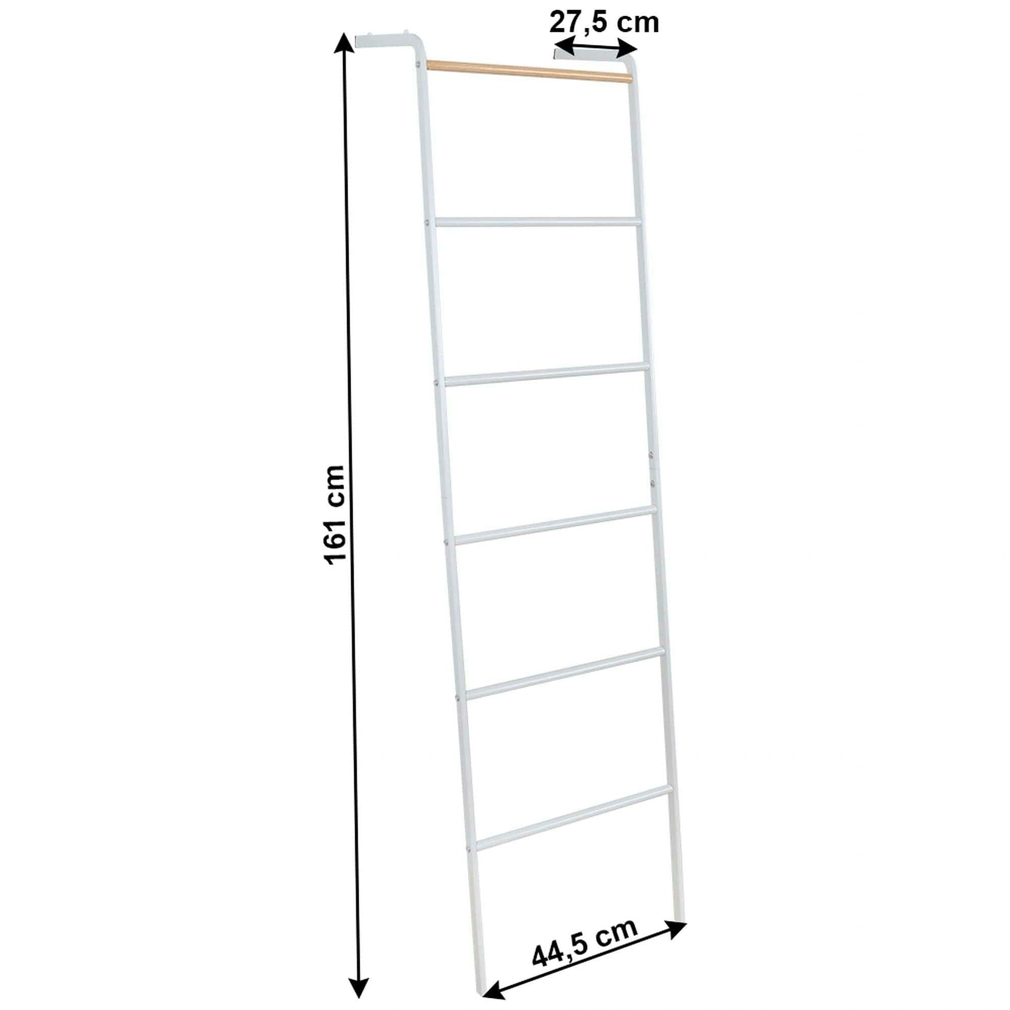 Stander haine BUNY, alb, metal, 45x28x161 cm