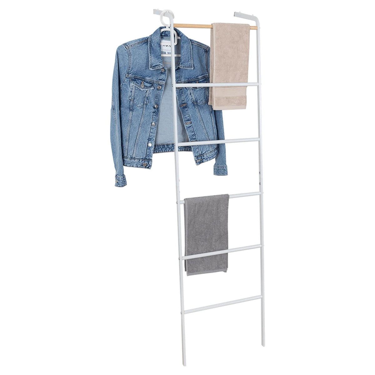 Stander haine BUNY, alb, metal, 45x28x161 cm