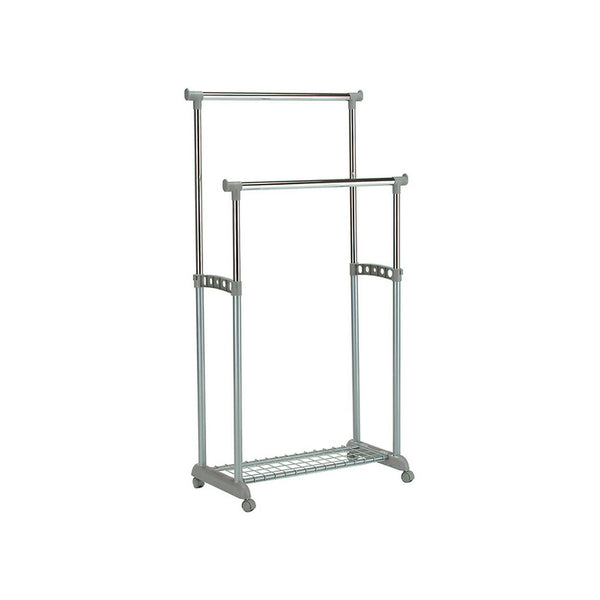 Stander haine ELISA, gri/crom, plastic, 85x43x178 cm