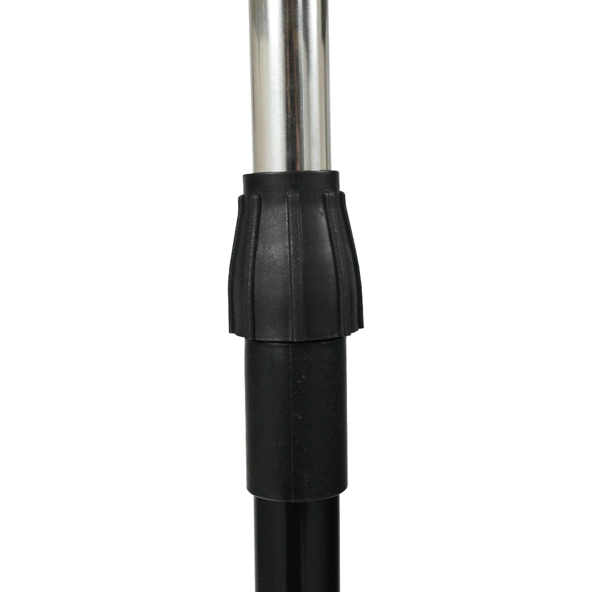 Stander haine HILAR, negru/crom, metal/plastic, 80x43x150 cm