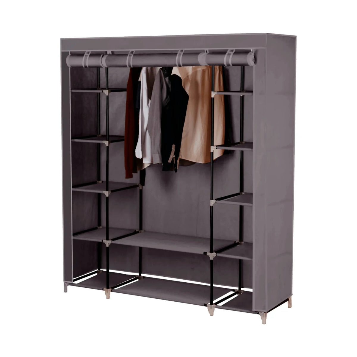 Stander haine METIN VNW15, maro, material textil/metal, 150x45x175 cm